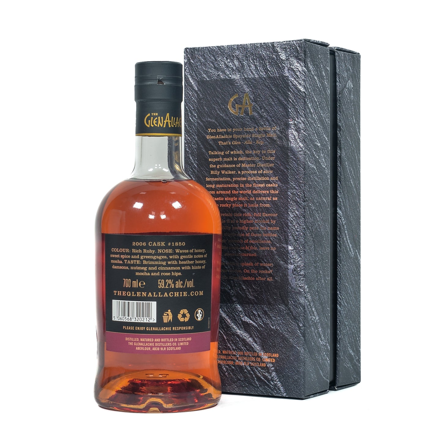 GlenAllachie - 2006 13 Year Old - Port Pipe Single Cask #1850