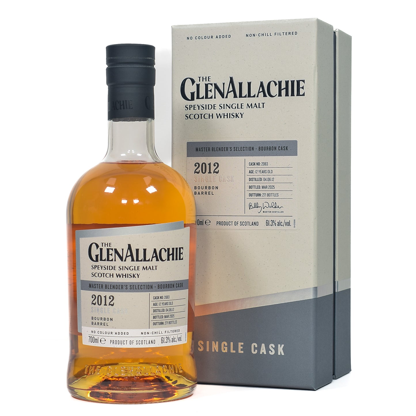 GlenAllachie - 12 Year Old - Master Blenders Selection - Bourbon Single Cask
