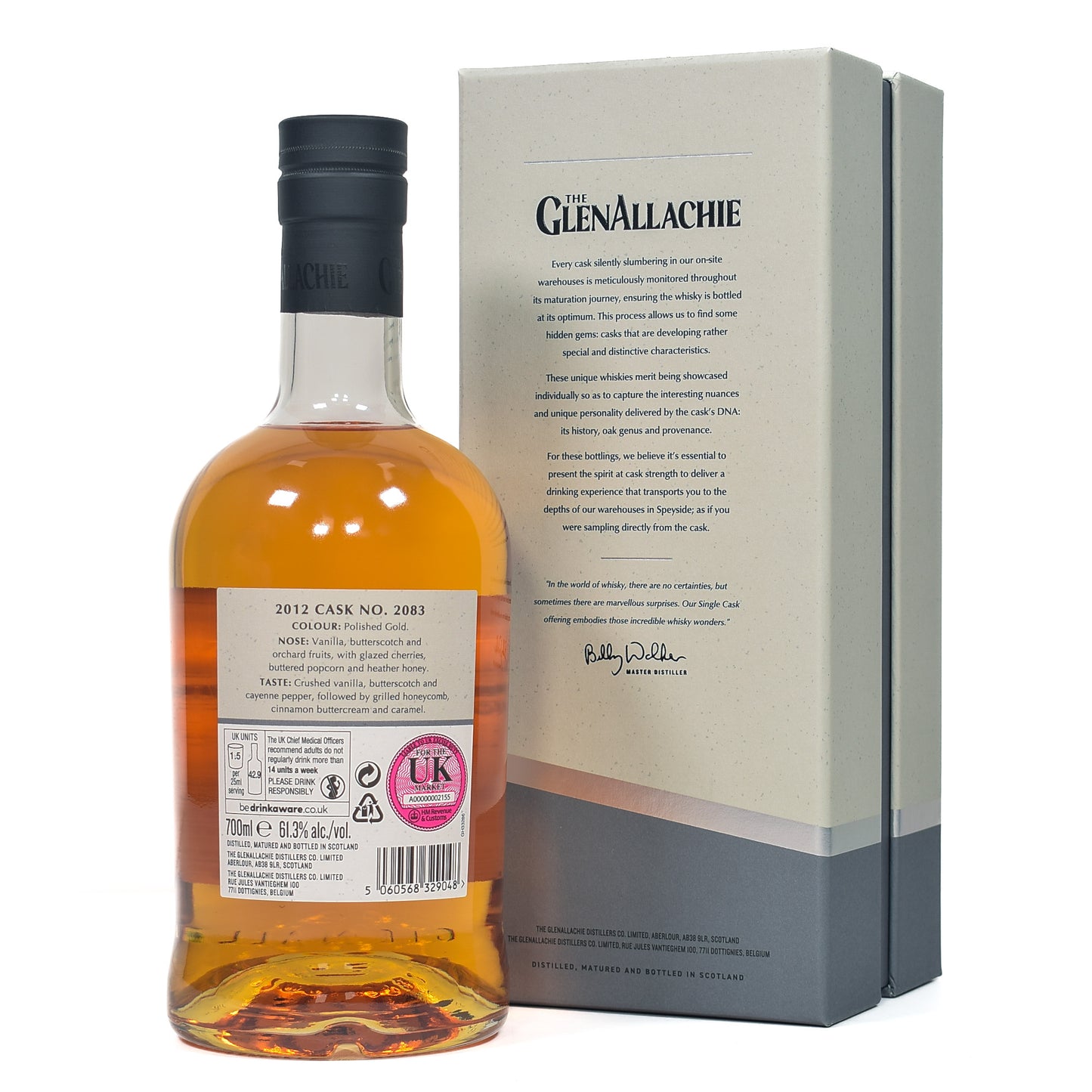 GlenAllachie - 12 Year Old - Master Blenders Selection - Bourbon Single Cask