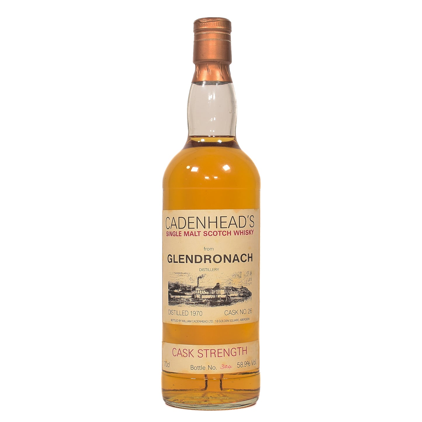 Glendonach - 1970 - Cadenheads Cask No.26