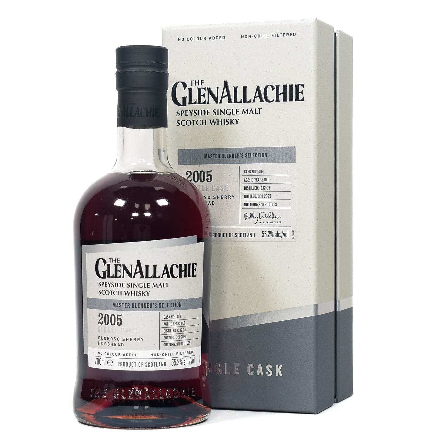 GlenAllachie - 19 Year Old - 2005 Oloroso Single Cask - Master Blenders Selection