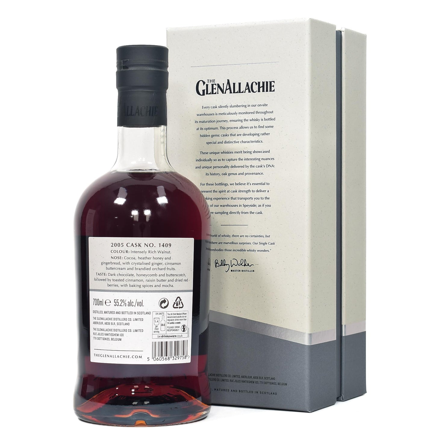 GlenAllachie - 19 Year Old - 2005 Oloroso Single Cask - Master Blenders Selection
