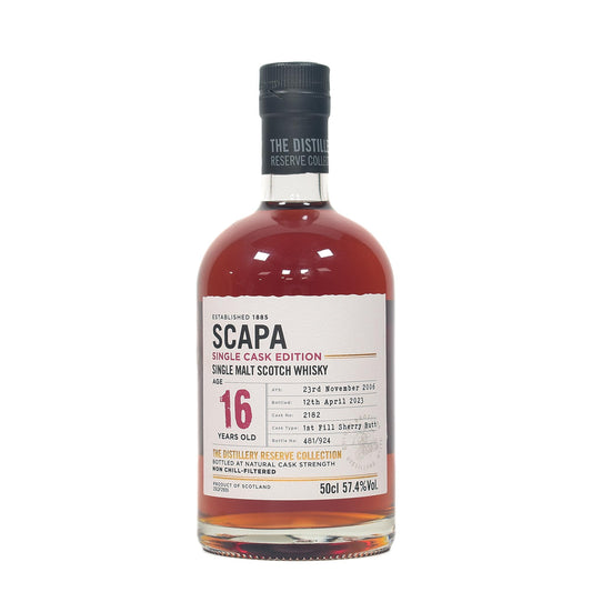 Scapa - 16 Year Old - Oloroso Single Cask No. 2182 (50cl)