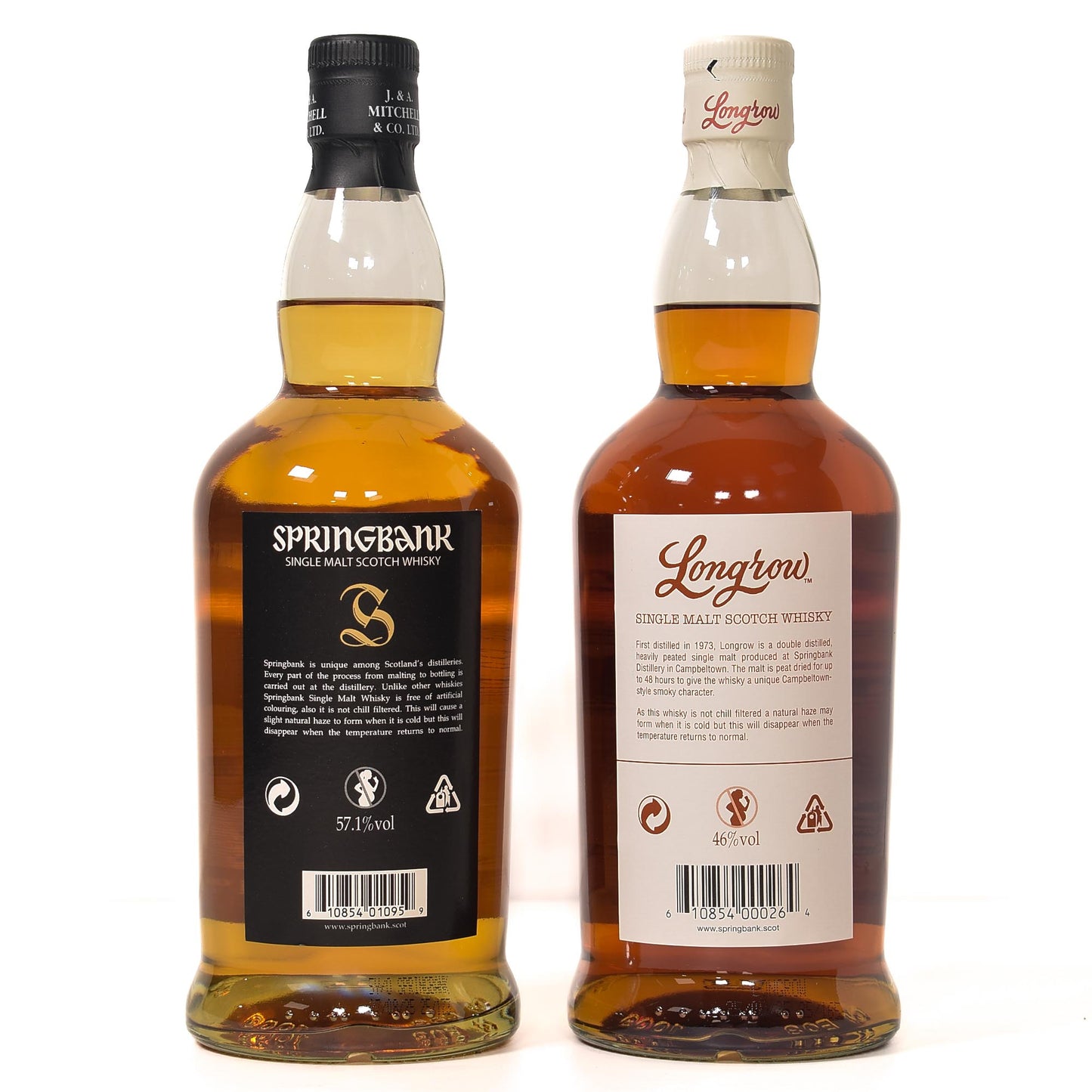 Springbank 5 Year Old 100 Proof - Longrow Peated Combo (2x70cl)
