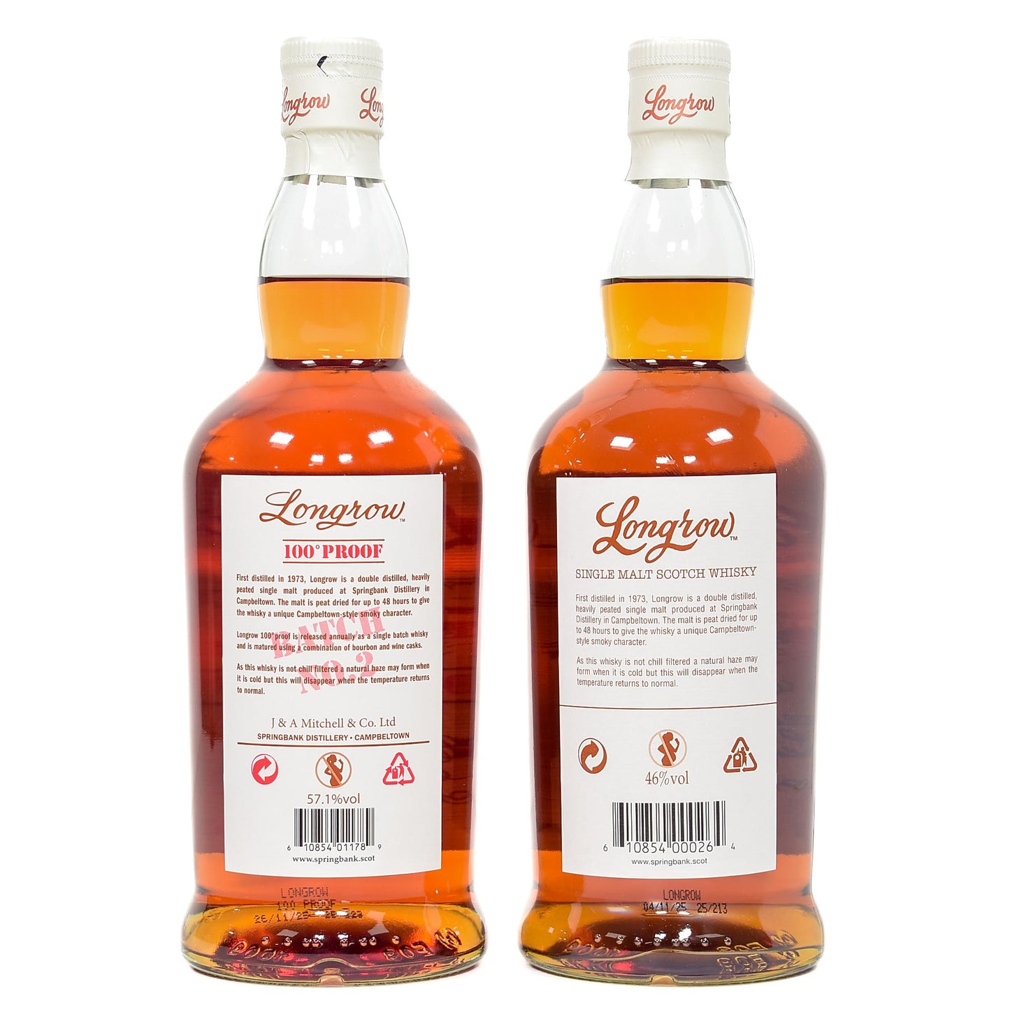Longrow - 100 Proof & Longrow Peated Combo (2x70cl)