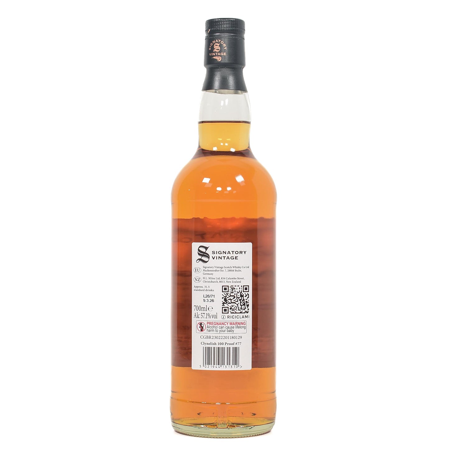 Clynelish - 10 Year Old - 100 Proof #77- Signatory