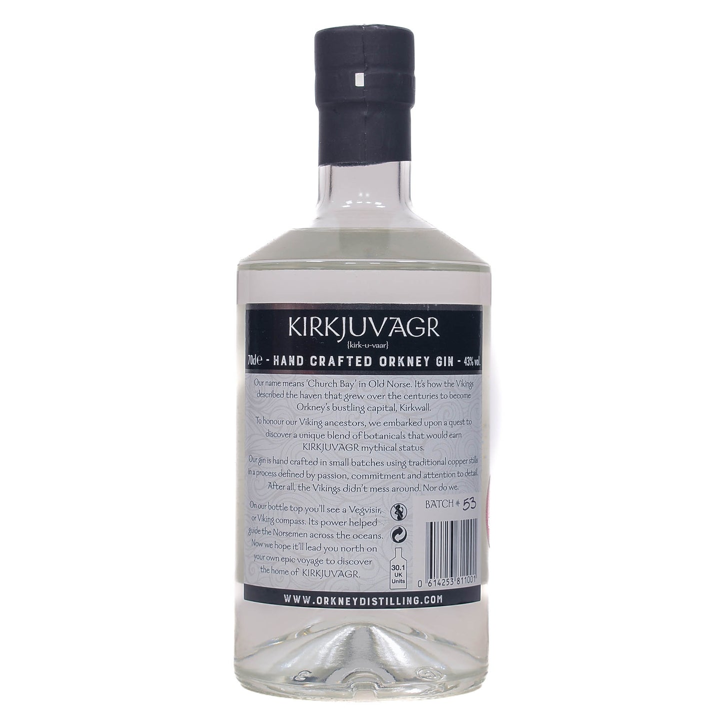 Kirkjuvagr Orkney Gin