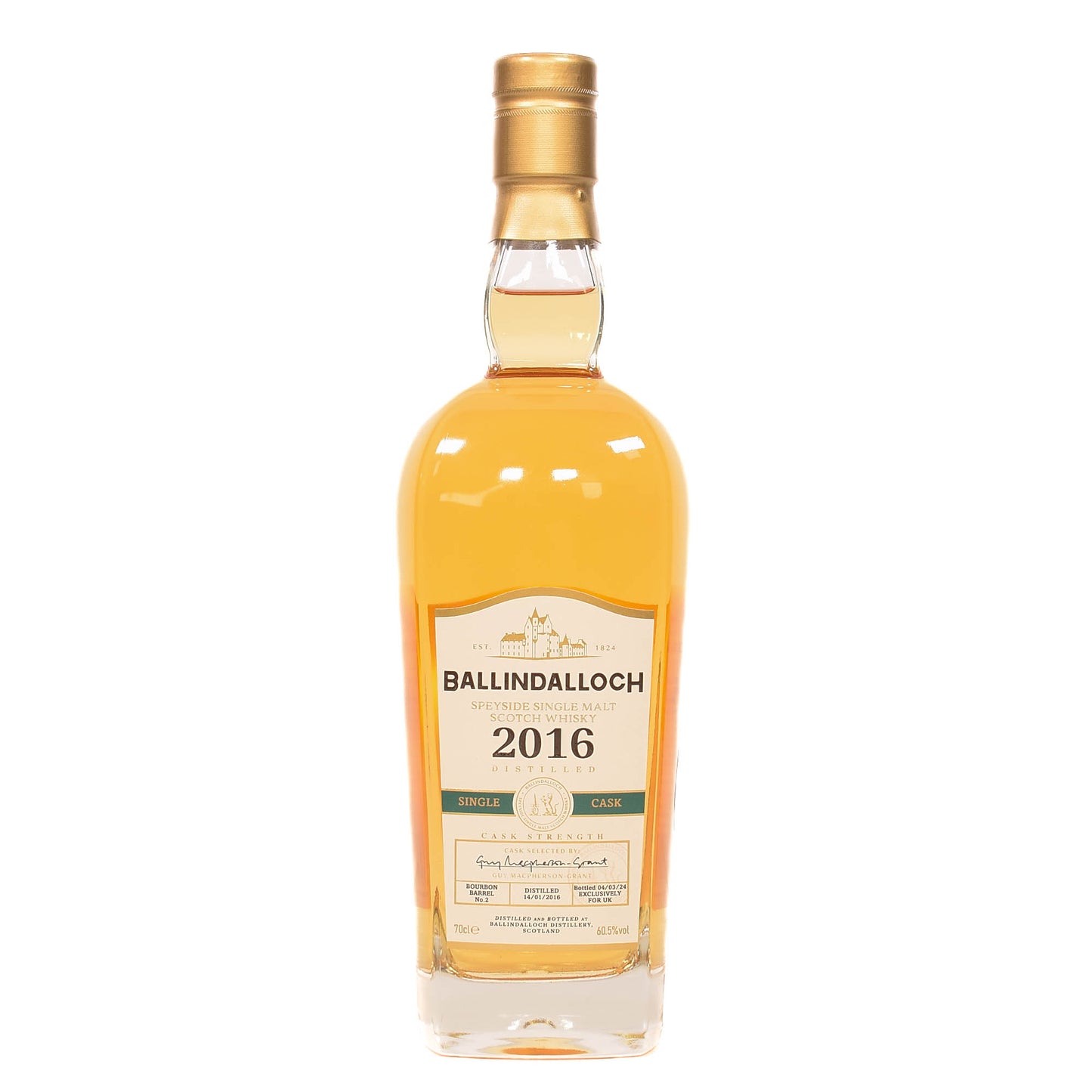 Ballindalloch - Bourbon Cask 2 - 2016