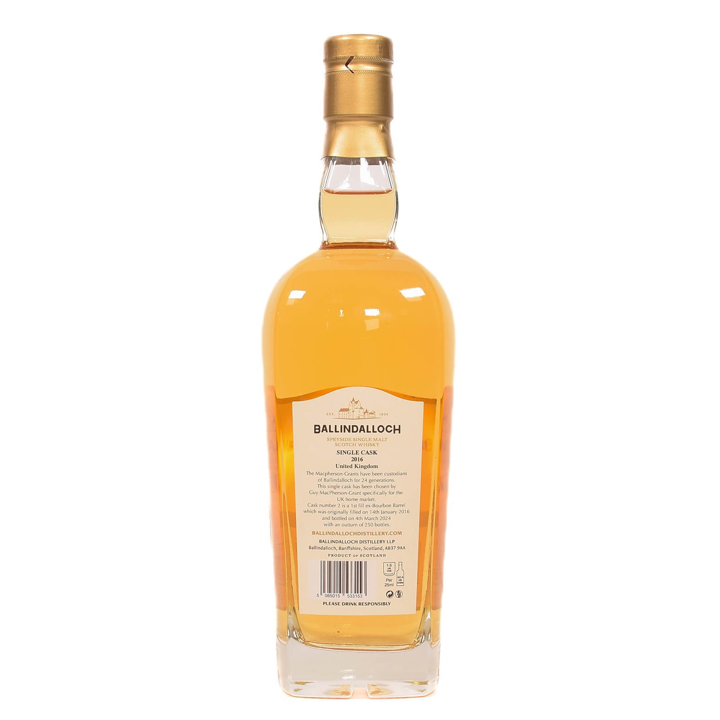 Ballindalloch - Bourbon Cask 2 - 2016