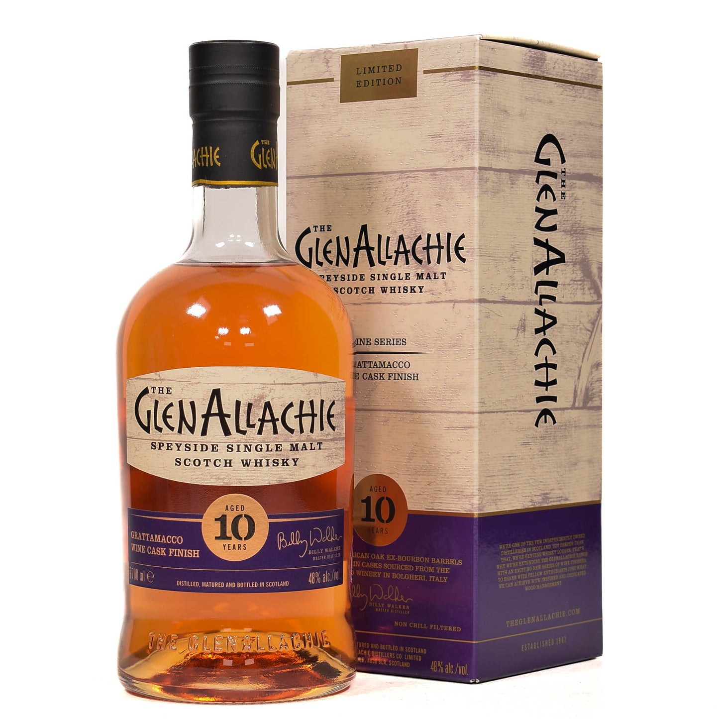 Glenallachie - 10 Year Old - Grattamacco - Wine Cask Finish