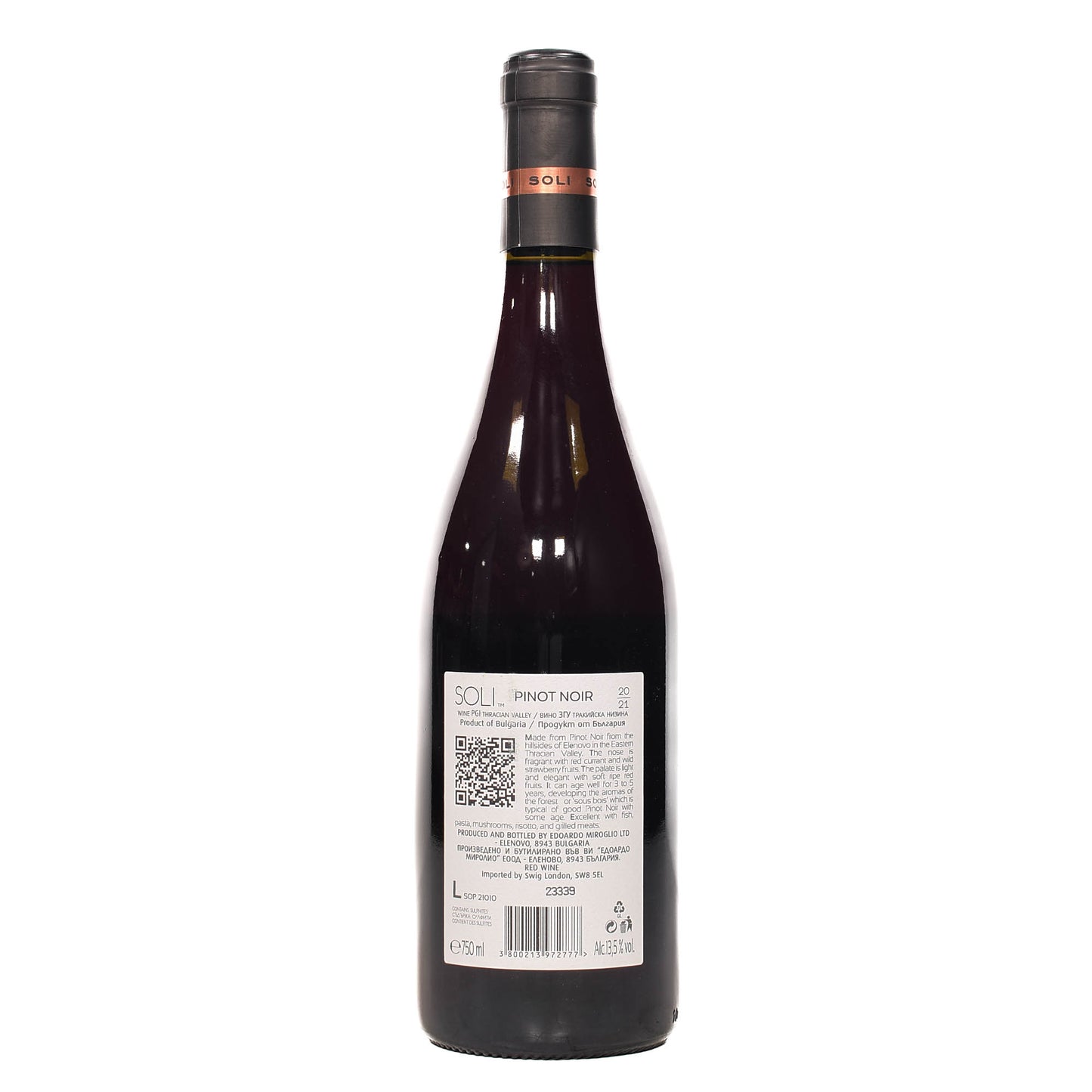 Soli - Pinot Noir - Bulgaria 2021