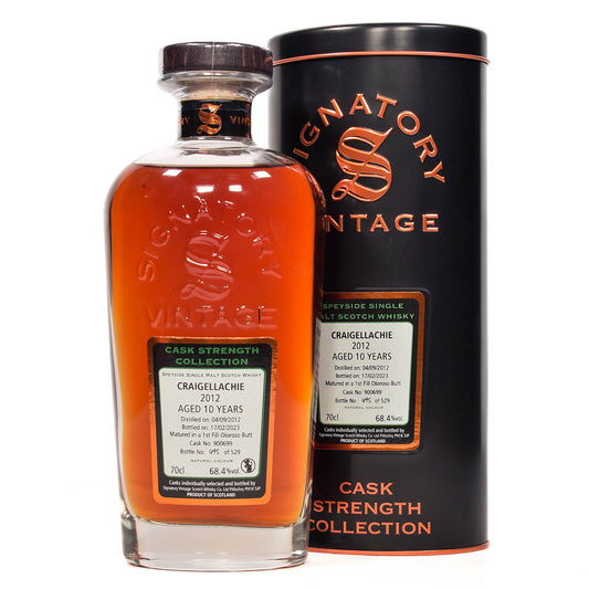 Craigellachie - 10 Year Old - Signatory - Cask Strength