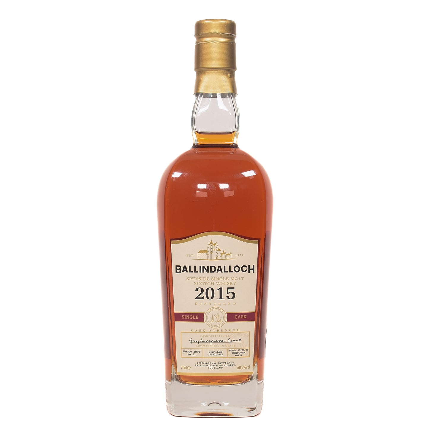 Ballindalloch - Single Sherry Cask #112 - 2015