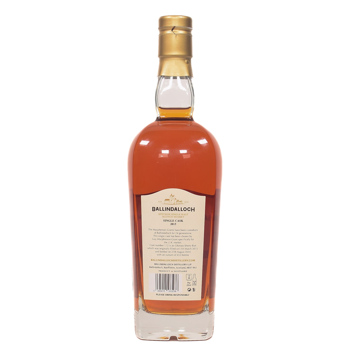 Ballindalloch - Single Sherry Cask #112 - 2015