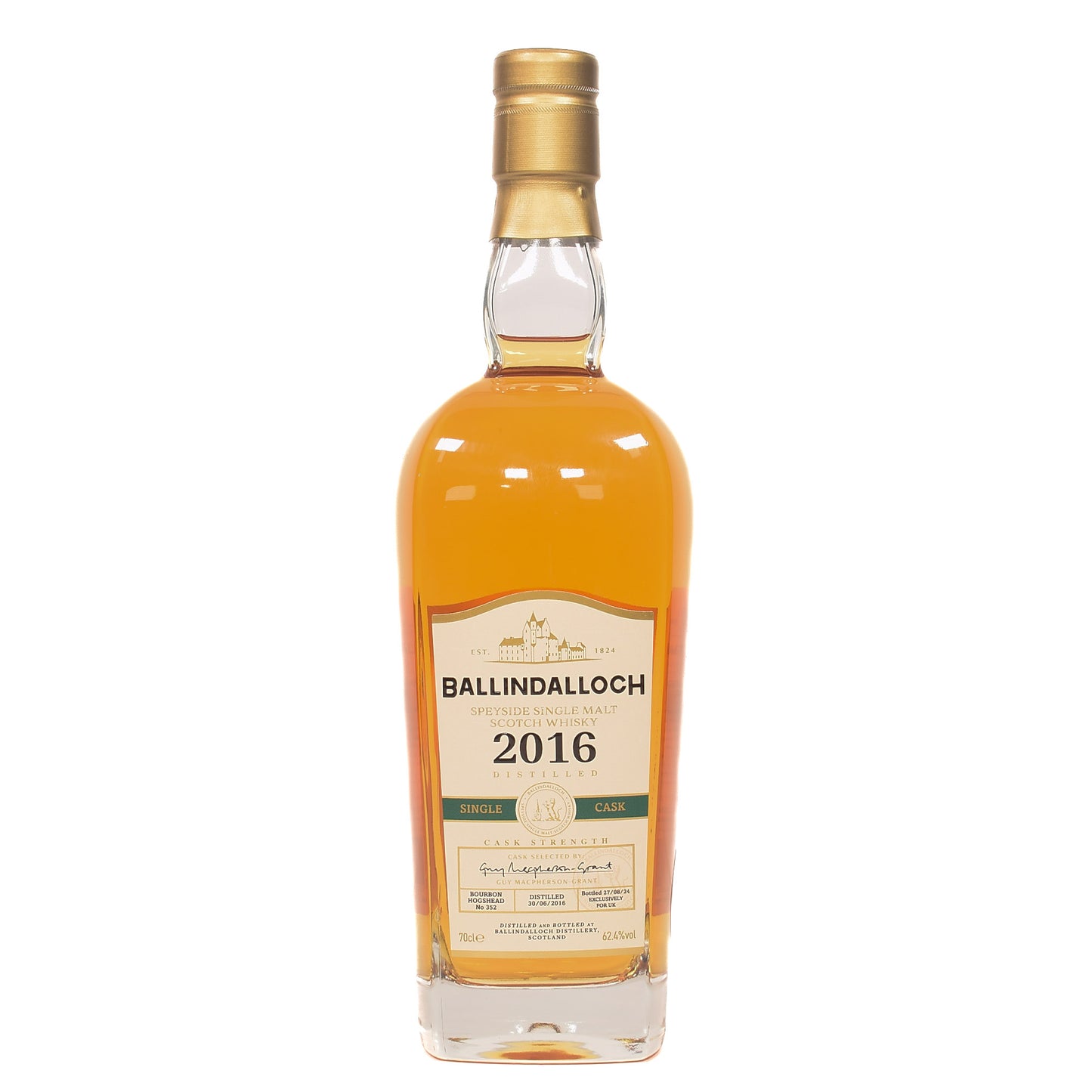 Ballindalloch - Single Bourbon Cask 352 - 2016