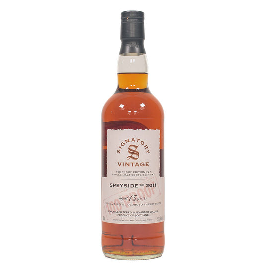 Speyside (M) - 13 Year Old - 100 Proof No.27 - Signatory