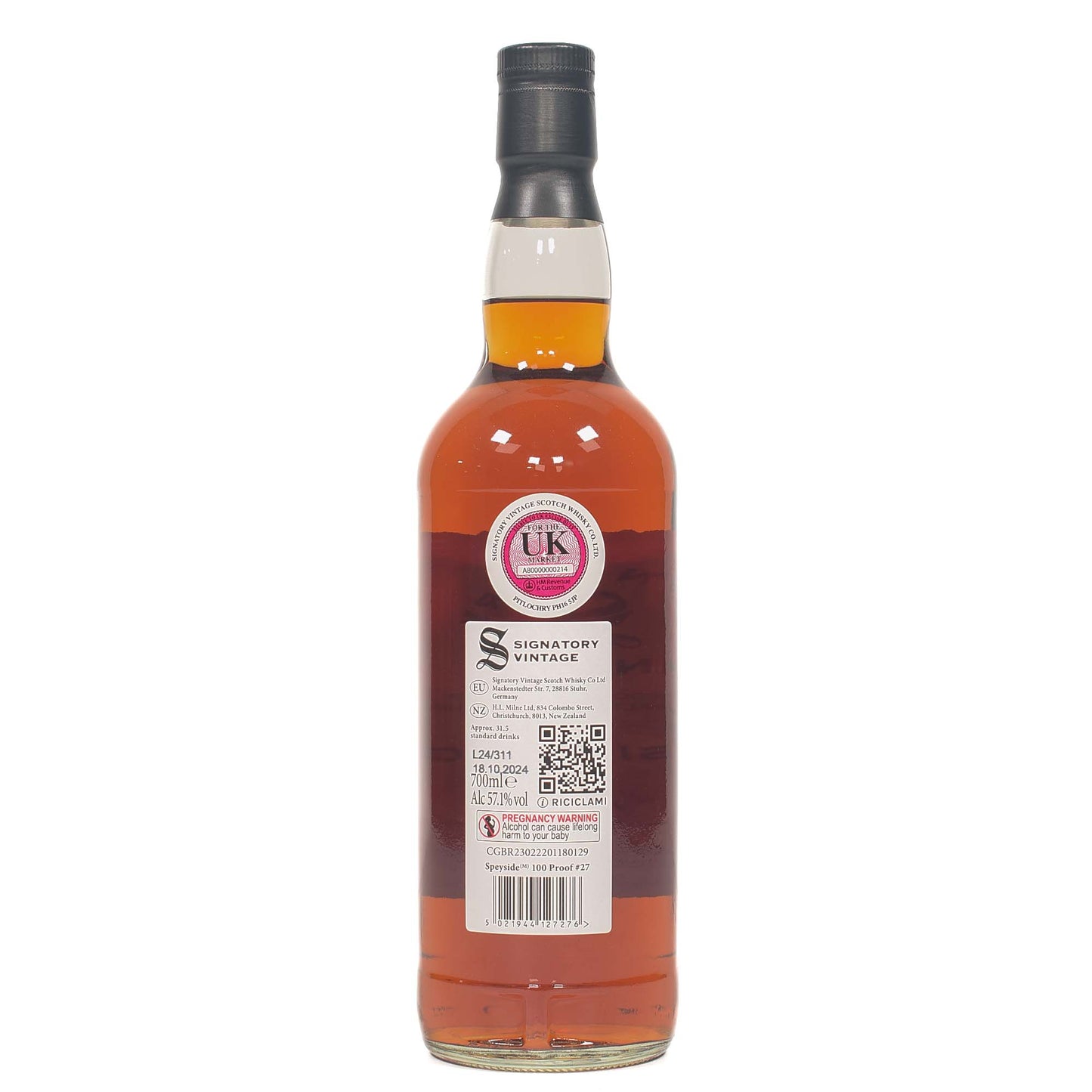 Speyside (M) - 13 Year Old - 100 Proof No.27 - Signatory