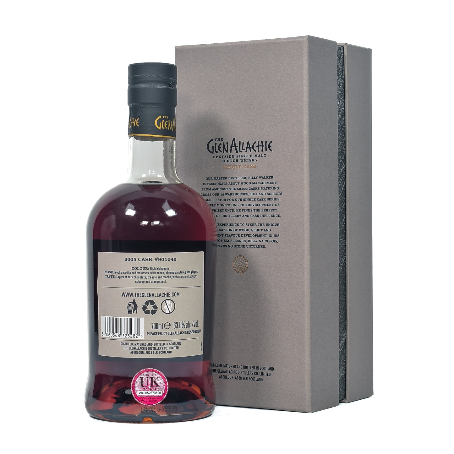 GlenAllachie - 2005 15 Year Old - Sherry Butt Single Cask #901042