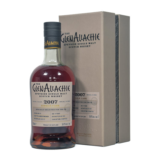 GlenAllachie - 2007 15 Year Old - Oloroso Puncheon Single Cask #800179