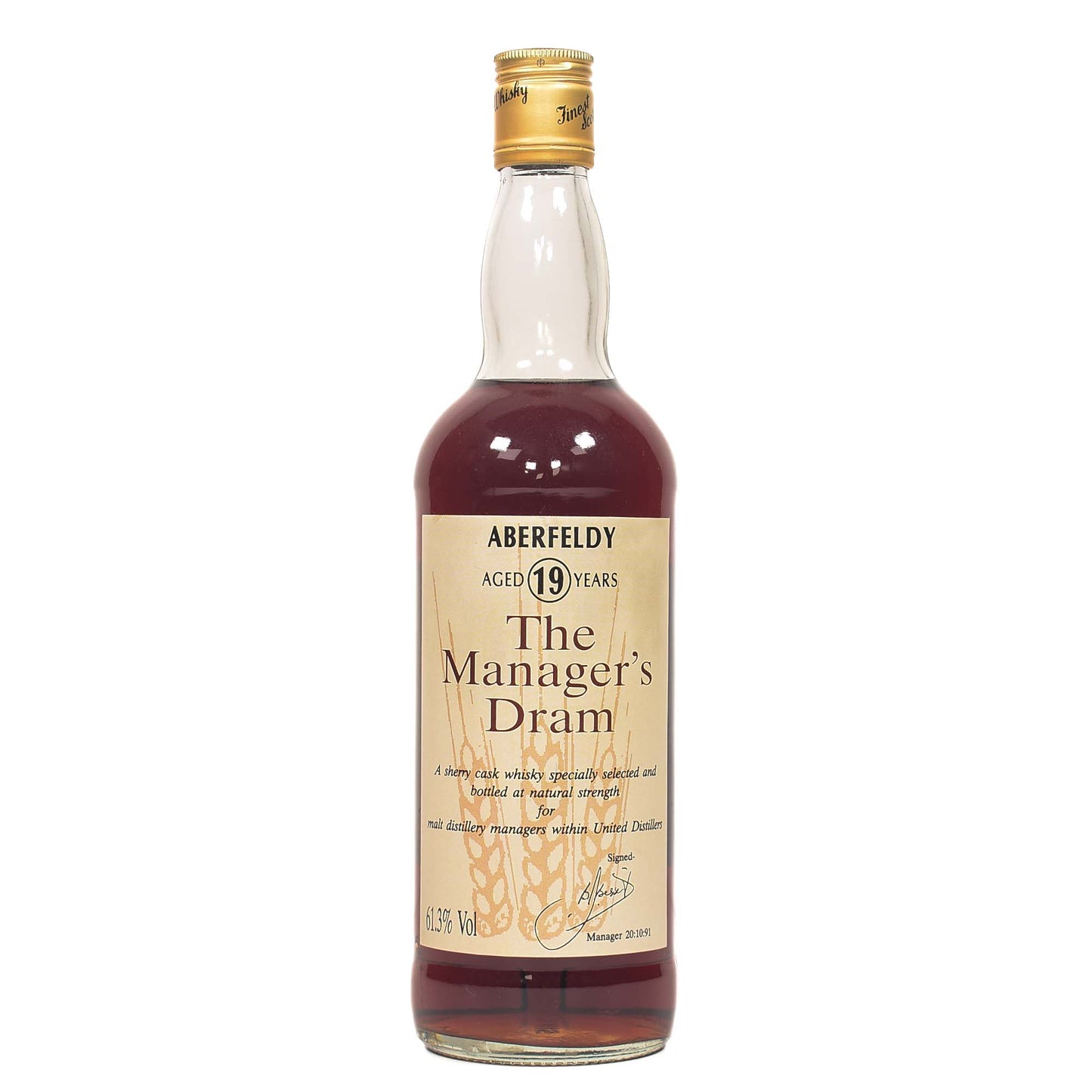 Aberfeldy - 19 Year Old - The Managers Dram