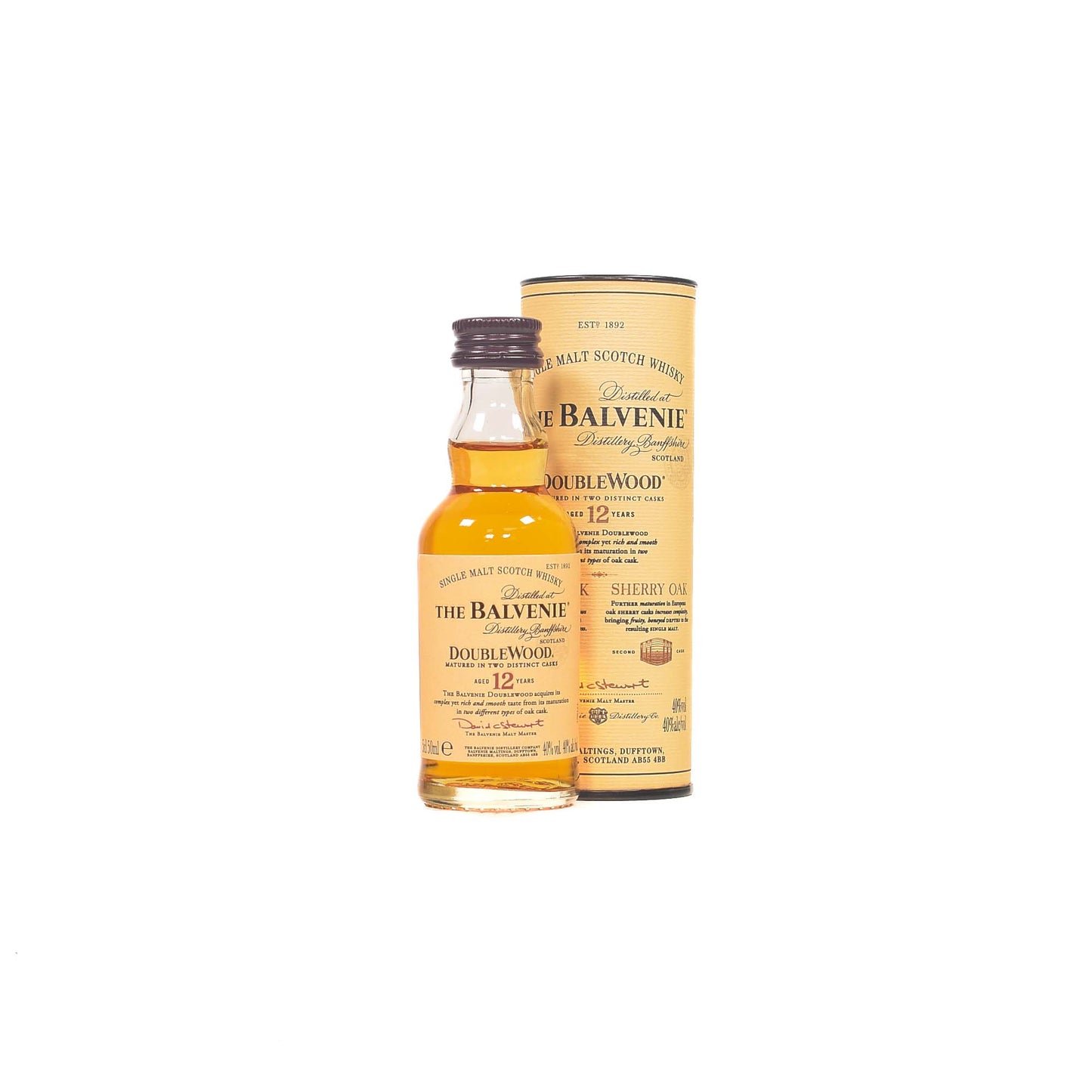 Balvenie - 12 Year Old - Doublewood Miniature (5cl)