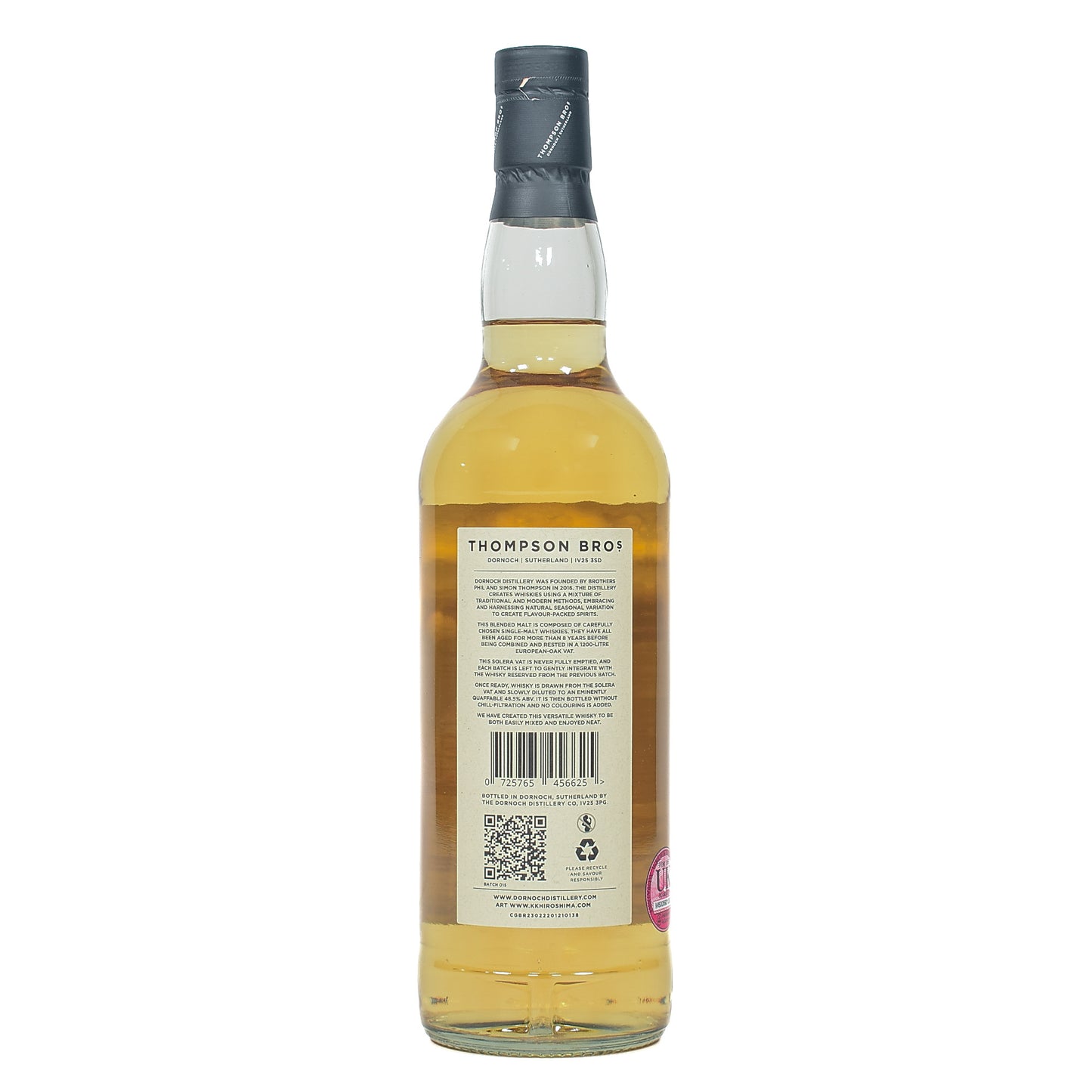 SRV5 Blended Malt - 8 Year Old - Thompson Bros.