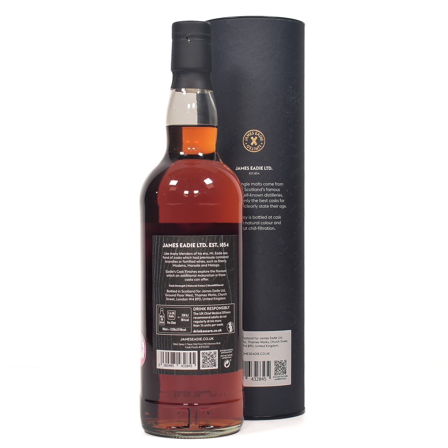 Glen Spey - 11 Year Old - Single Oloroso Butt - James Eadie