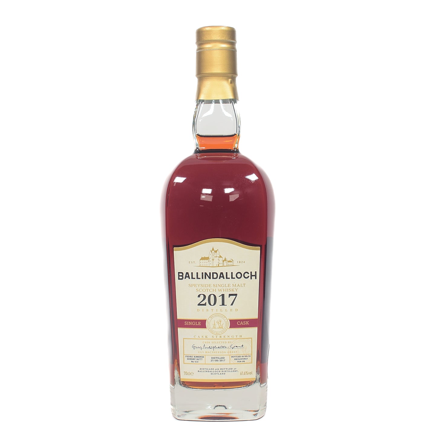 Ballindalloch - 2017 Pedro Ximenez Sherry Butt No. 410 - UK Exclusive