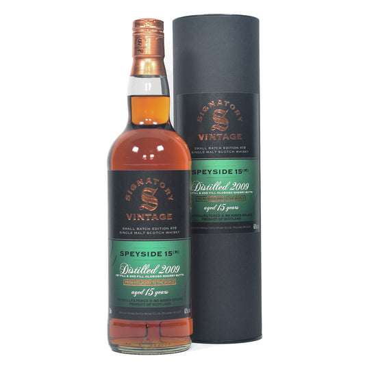 Speyside (M) - 15 Year Old - Small Batch No.19 - Signatory