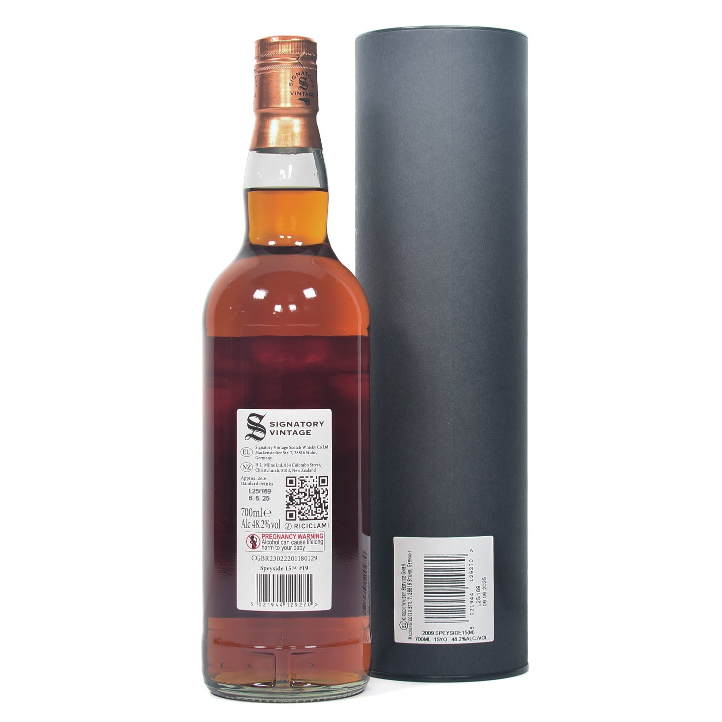 Speyside (M) - 15 Year Old - Small Batch No.19 - Signatory