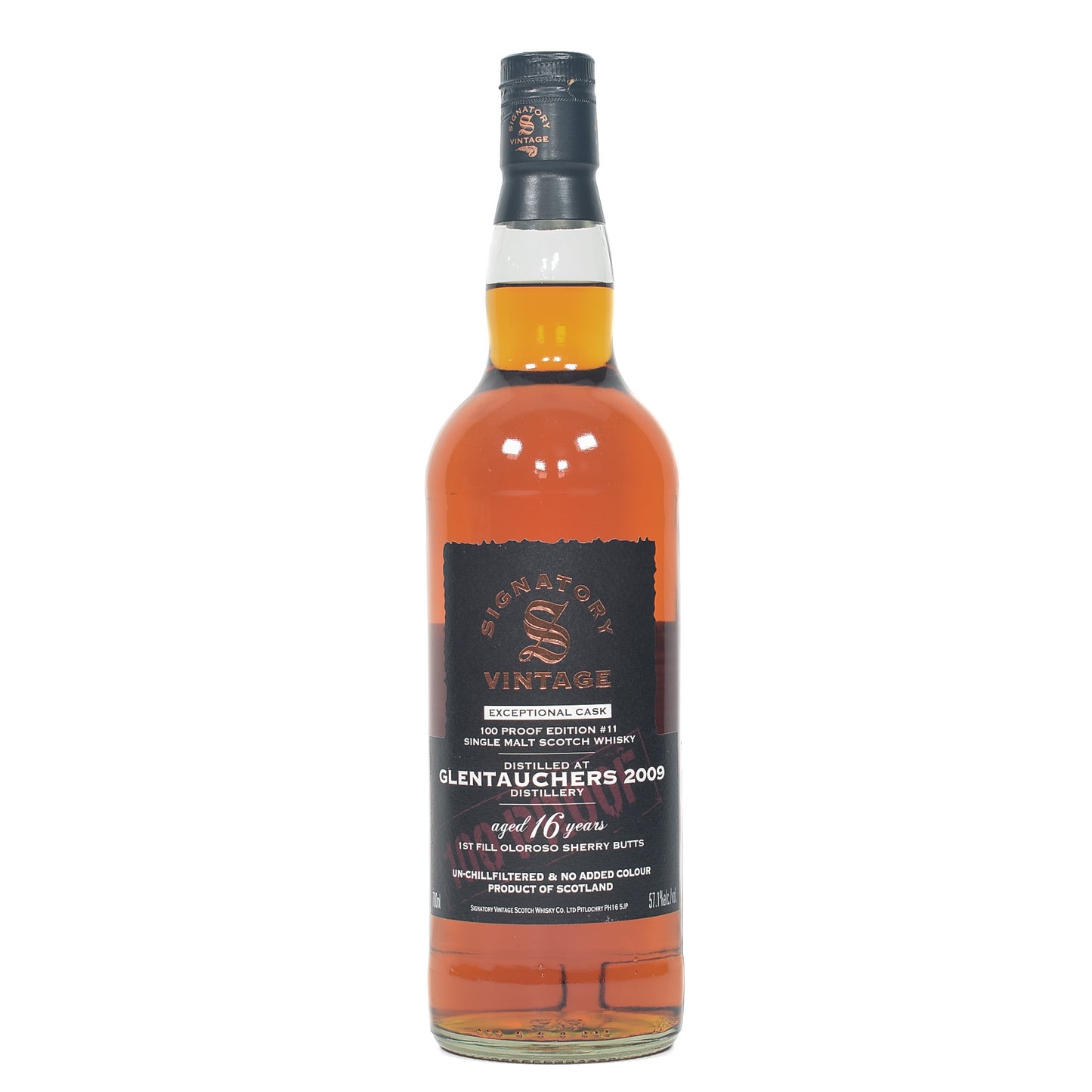 Glentauchers - 16 Year Old - 100 Proof Exceptional #11 - Signatory