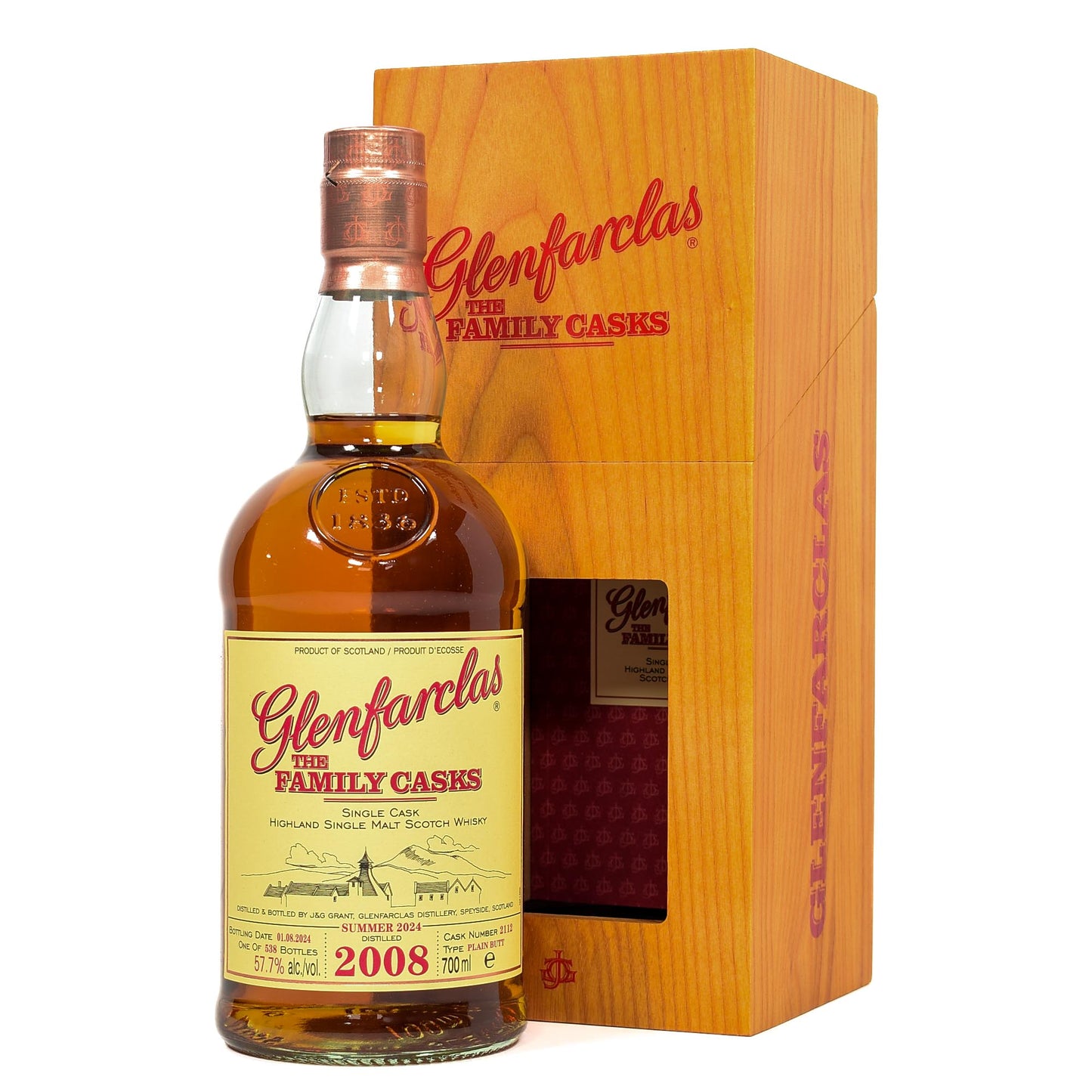 Glenfarclas - 2008 Family Cask - Summer 2024