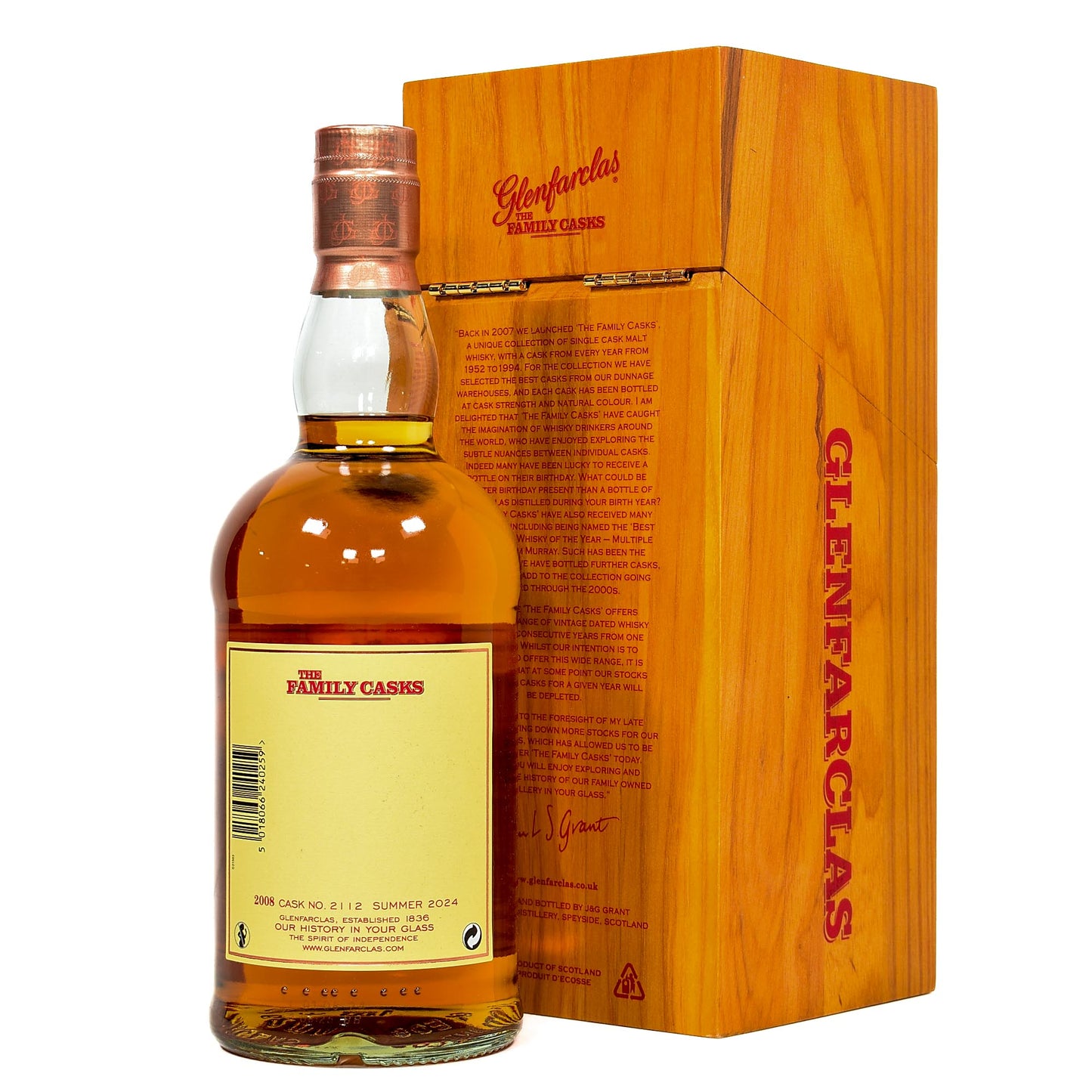 Glenfarclas - 2008 Family Cask - Summer 2024
