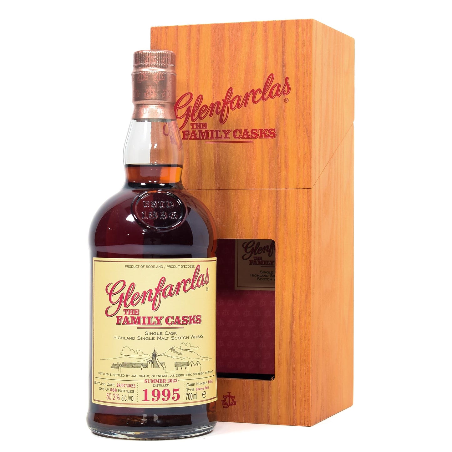 Glenfarclas - 1995 - 26 Year Old - Family Cask