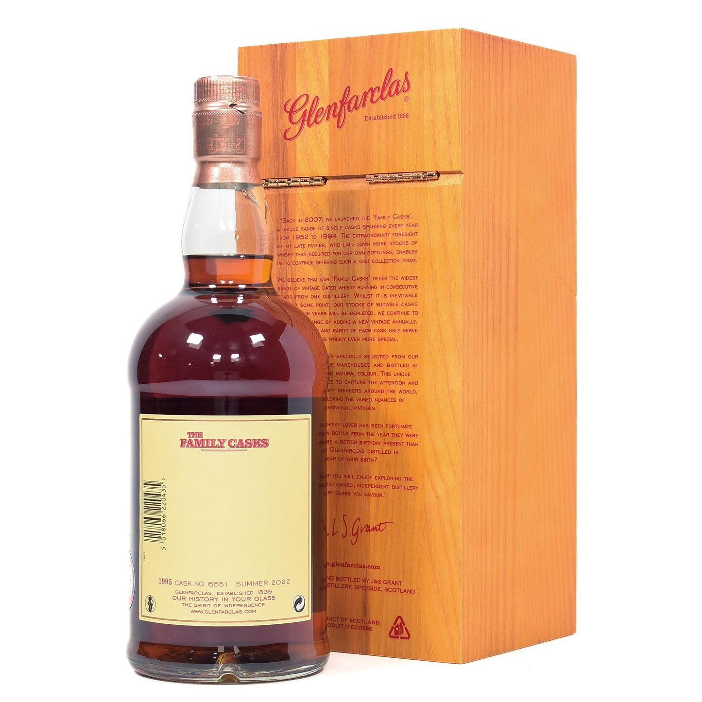 Glenfarclas - 1995 - 26 Year Old - Family Cask