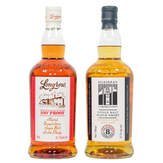 Longrow - 100 Proof & Kilkerran - 8 Year Old Bourbon Combo (2x70cl)
