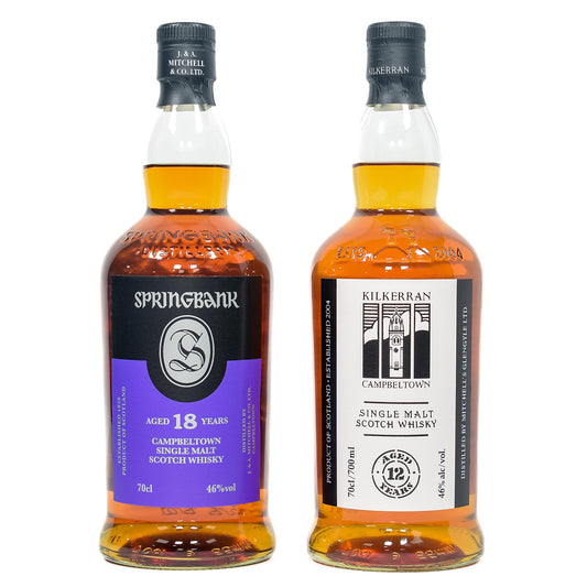 Springbank - 18 Year Old & Kilkerran - 12 Year Old Combo (2x70cl)