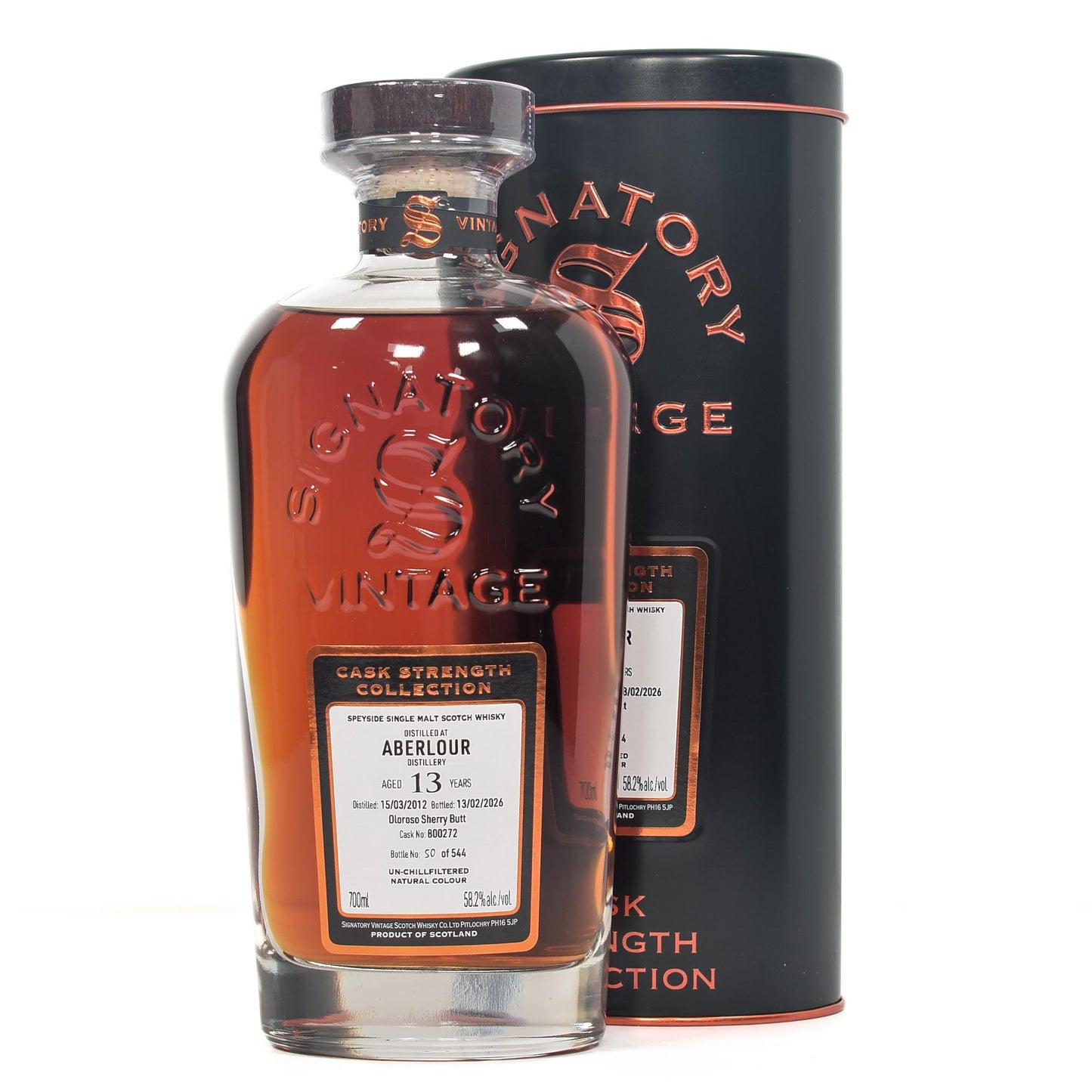 Aberlour - 13 Year Old - Cask Strength #800272 - Signatory