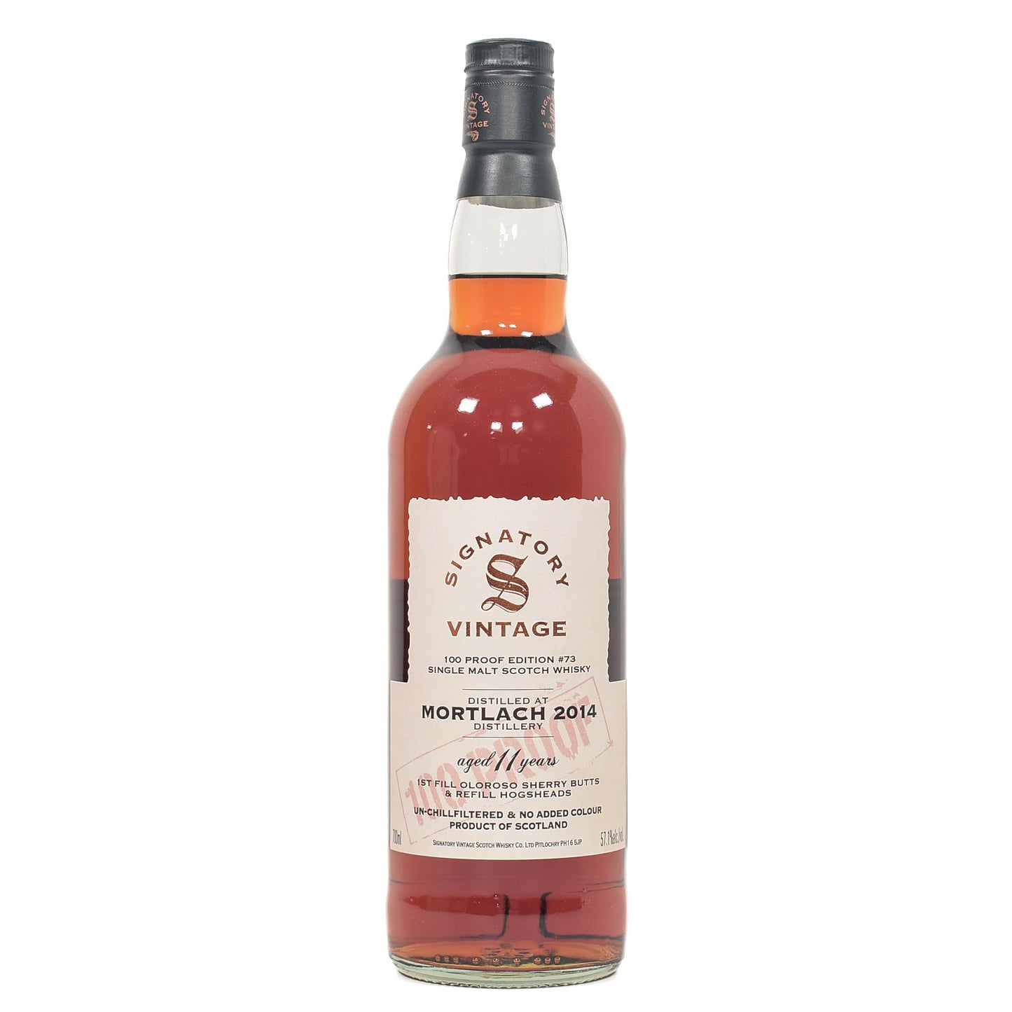 Mortlach - 11 Year Old - 100 Proof #73 - Signatory