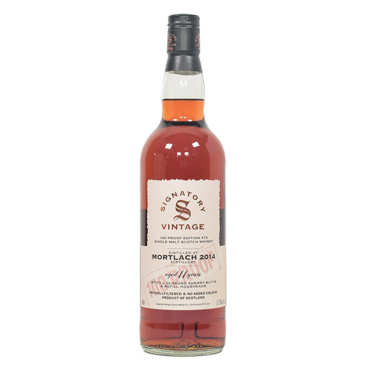 Mortlach - 11 Year Old - 100 Proof #73 - Signatory