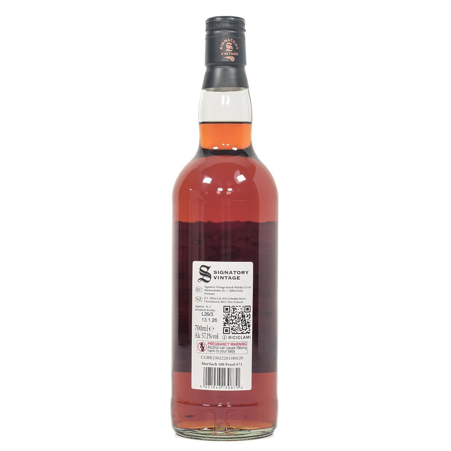 Mortlach - 11 Year Old - 100 Proof #73 - Signatory